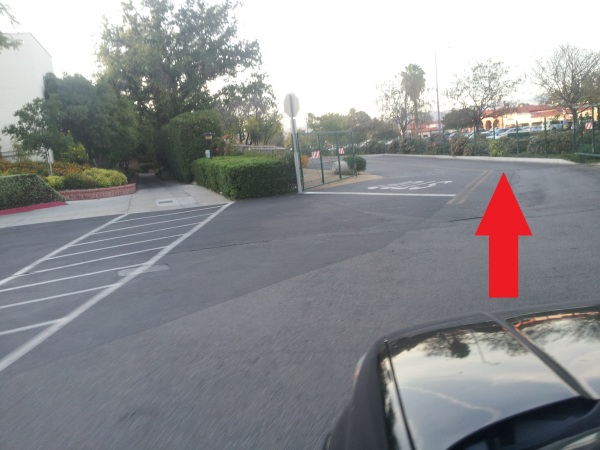 Continue straight ahead here.